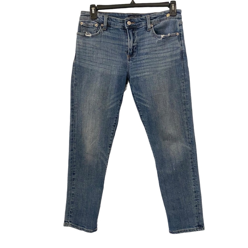 Lucky Brand Women's Boyfriend Jeans - Medium Blue Wash